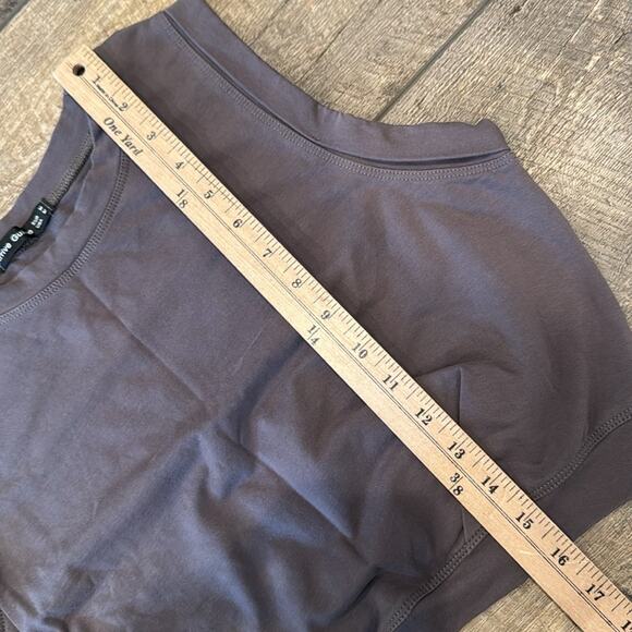 Arrive Guide Women's Athletic Yoga Crop Top Gray Size M - Picture 4 of 7